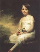 Sir Henry Raeburn, A Little Girl Carrying Flowers (mk05)